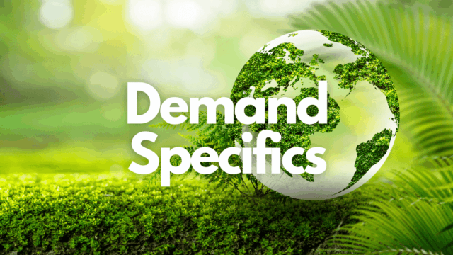 Demand Specifics Green Washing